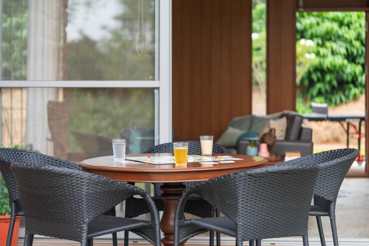 Saffronstays Cafella- A 3-Bdr Elliptical-Roof Villa In Chikmagalur Mudigere ภายนอก รูปภาพ